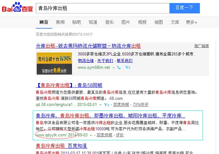 青岛网站优化案例